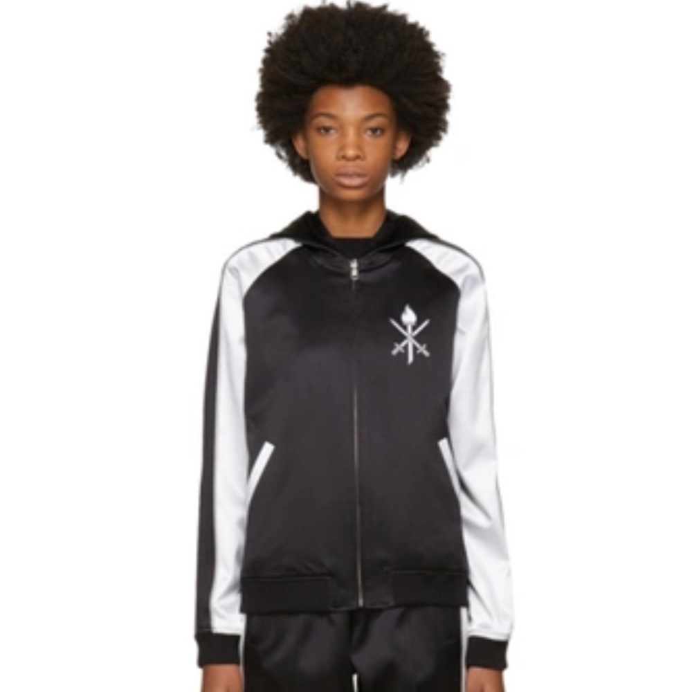 Opening Ceremony Torch silk bomber jacket
